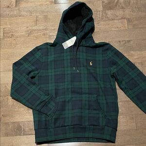 Ralph Lauren Dark Green Plaid sweatshirt